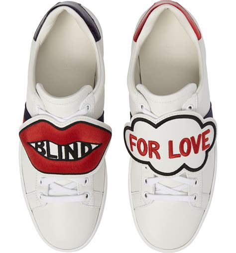 gucci blind for love shoes.